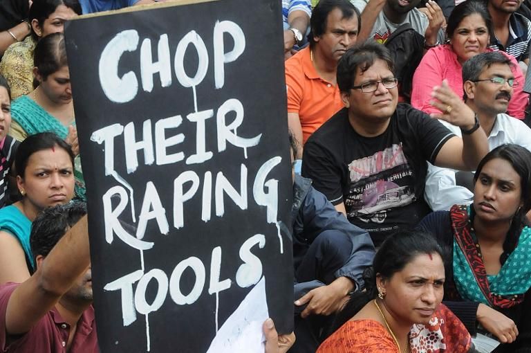 Woman in India cuts off rapist’s penis and takes it to police station.
